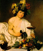 Caravaggio - Bacchus 1597