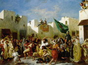 E; Delacroix - fanaties de Tanger 1837