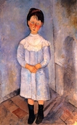 Modigliani-Petite fille en bleu