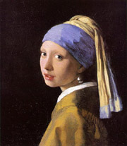Jan Vermeer -jeune fille à la perle- 1665