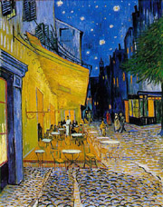 Vincent Van Gogh -Terrasse 1888