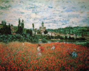 coquelicots près de Vétheuil"de Claude Monet (1879)