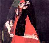 Cardinal et nonne - 1912