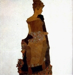 Portrait de Gertie Schiele- 1909