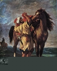 Arabe sellant son cheval - 1855