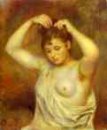 Femme se coiffant  - 1887